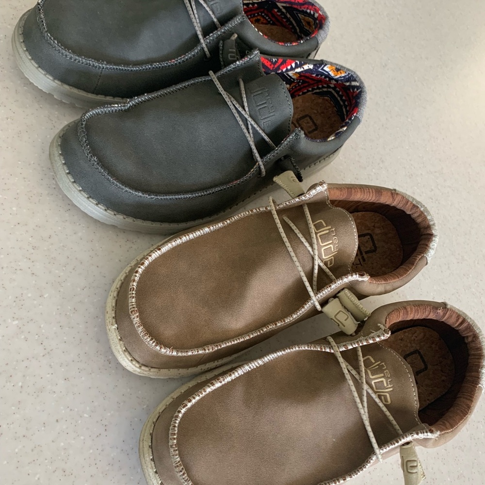 Hey Dude Mocs Shoes x 2 Two Pair